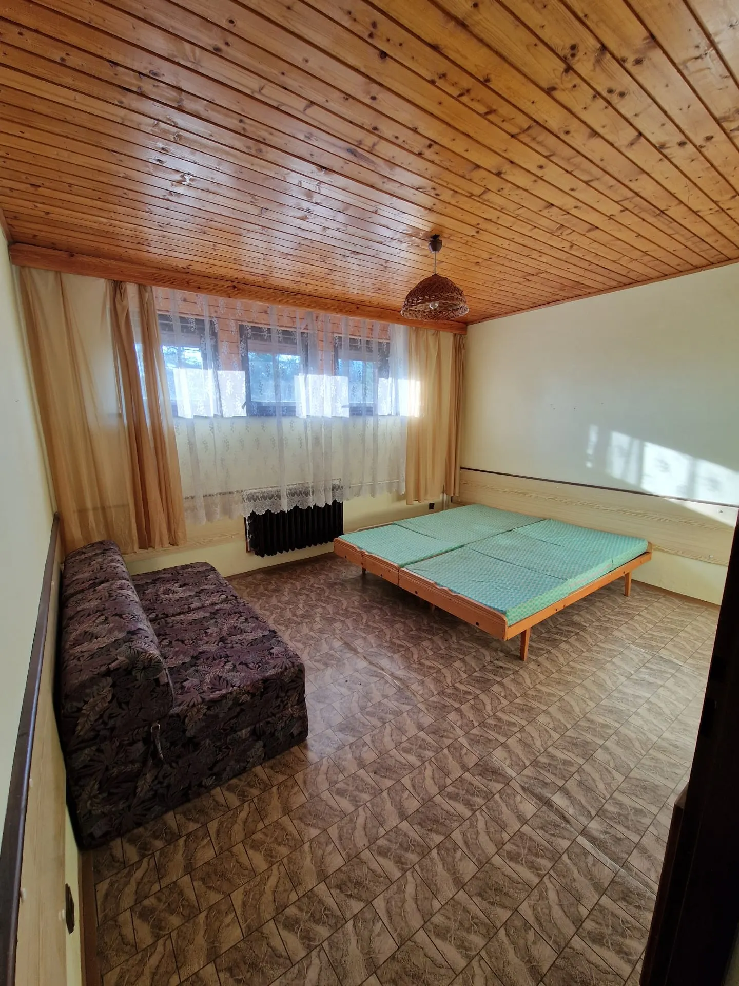 Attic dorm — before / after — After